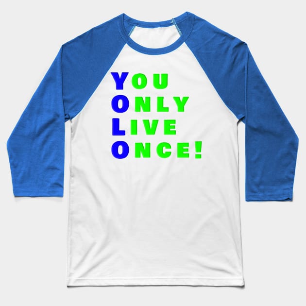 YOLO Baseball T-Shirt by New Brand